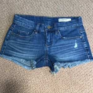 Blank NYC Ripped Jean Shorts